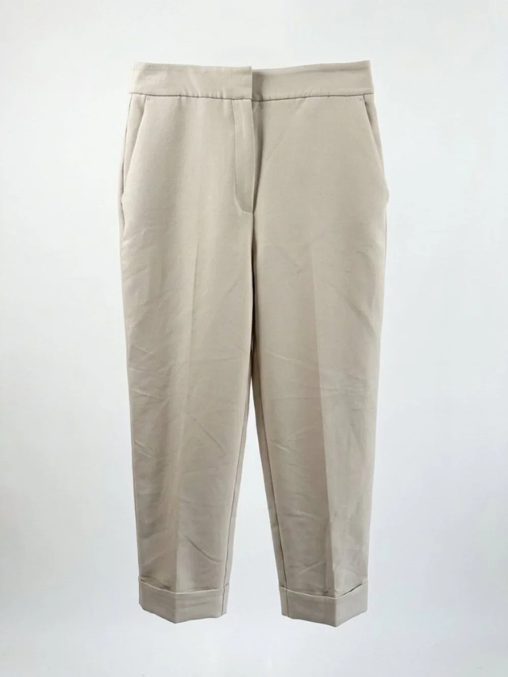 Abercrombie & Fitch Cropped Pants Size 29L Light Beige